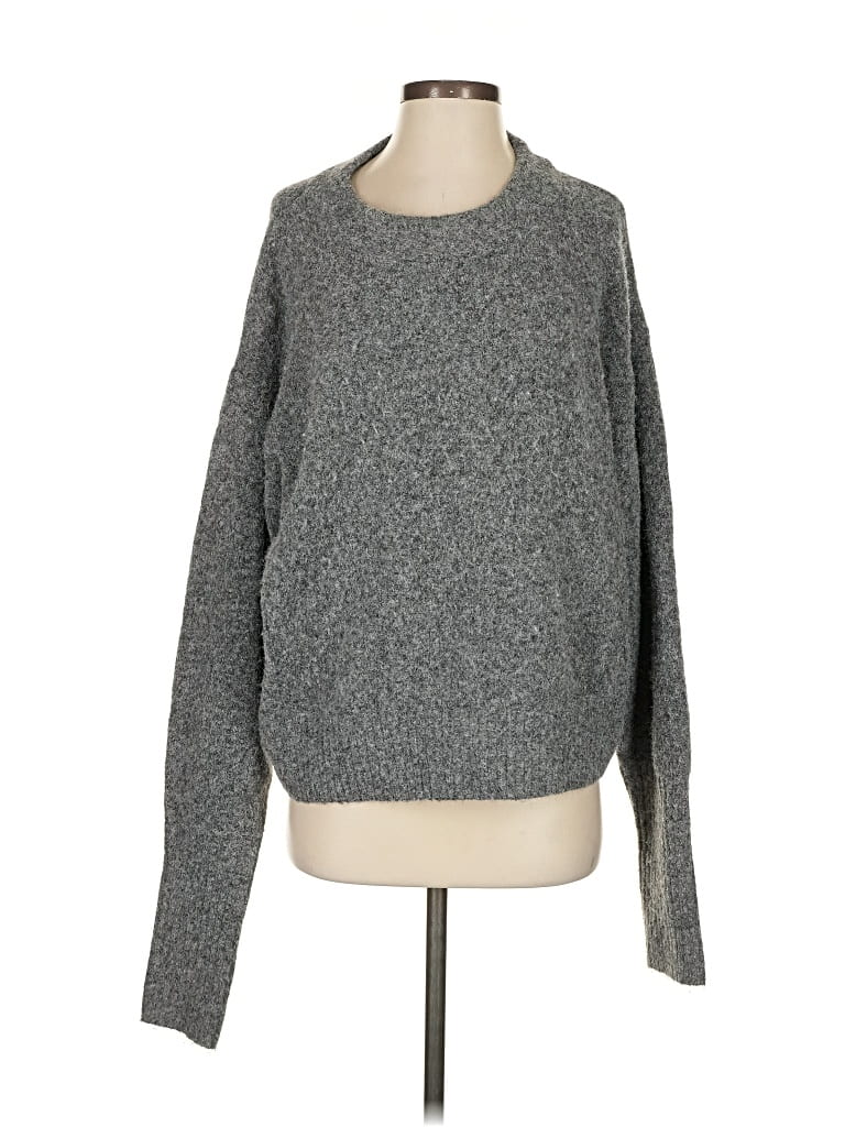 Pre-owned Olivaceous Pullover Sweater In Gray