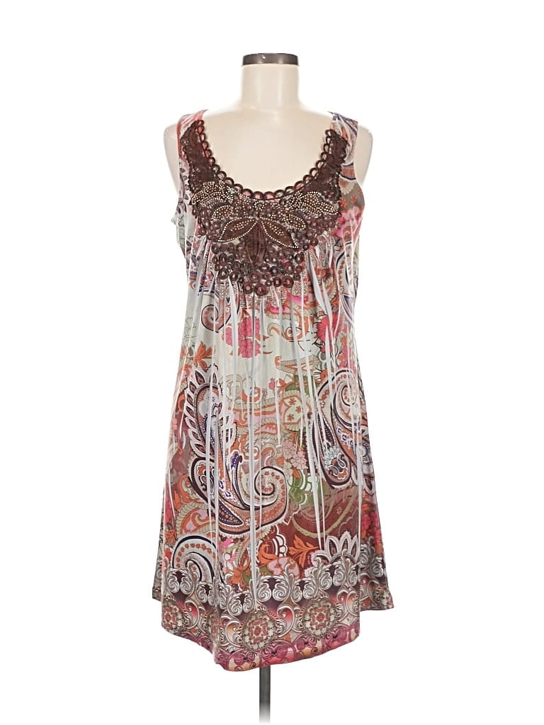 Pre-owned Apt. 9 Casual Dress In Brown