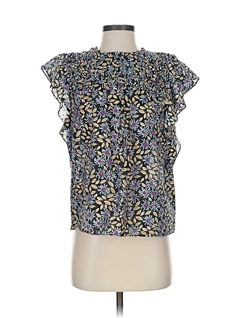 Pre-owned Joie Sleeveless Blouse In Blue