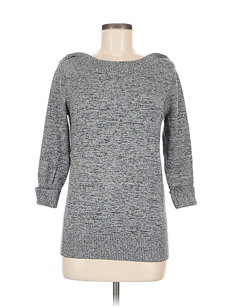 Pre-owned Dressbarn Pullover Sweater In Gray