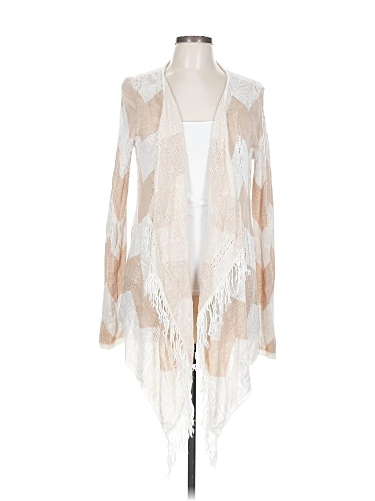 Pre-owned Copper Key Cardigan Sweater In White