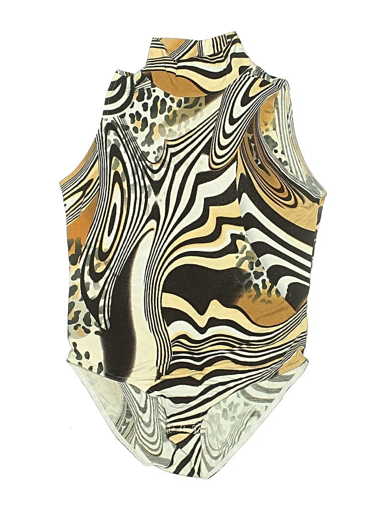 Pre-owned Boston Proper Bodysuit In Gold