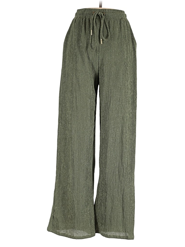 Pre-owned Blanc Casual Pants In Green
