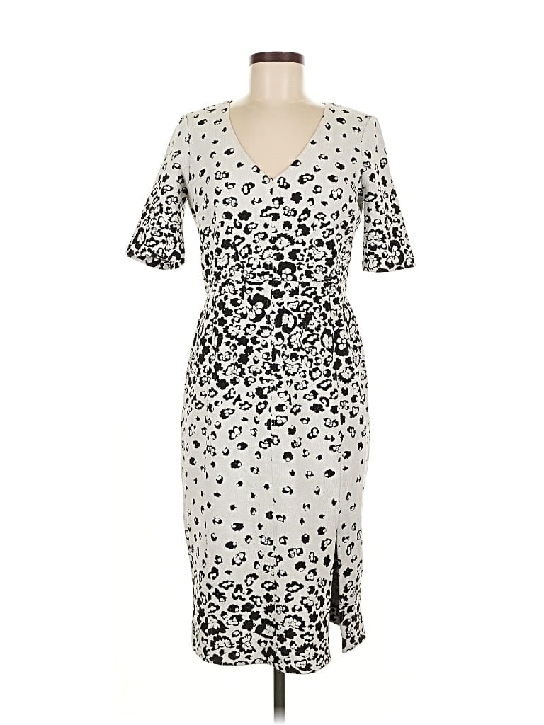 Pre-owned Taylor Cocktail Dress In White