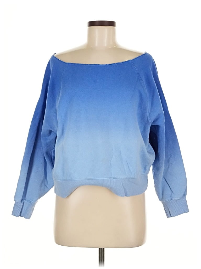 Pre-owned Victoria's Secret Pink Pullover Sweater In Blue