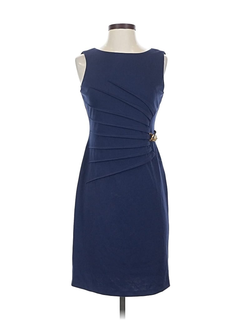 Pre-owned Ivanka Trump Cocktail Dress In Blue
