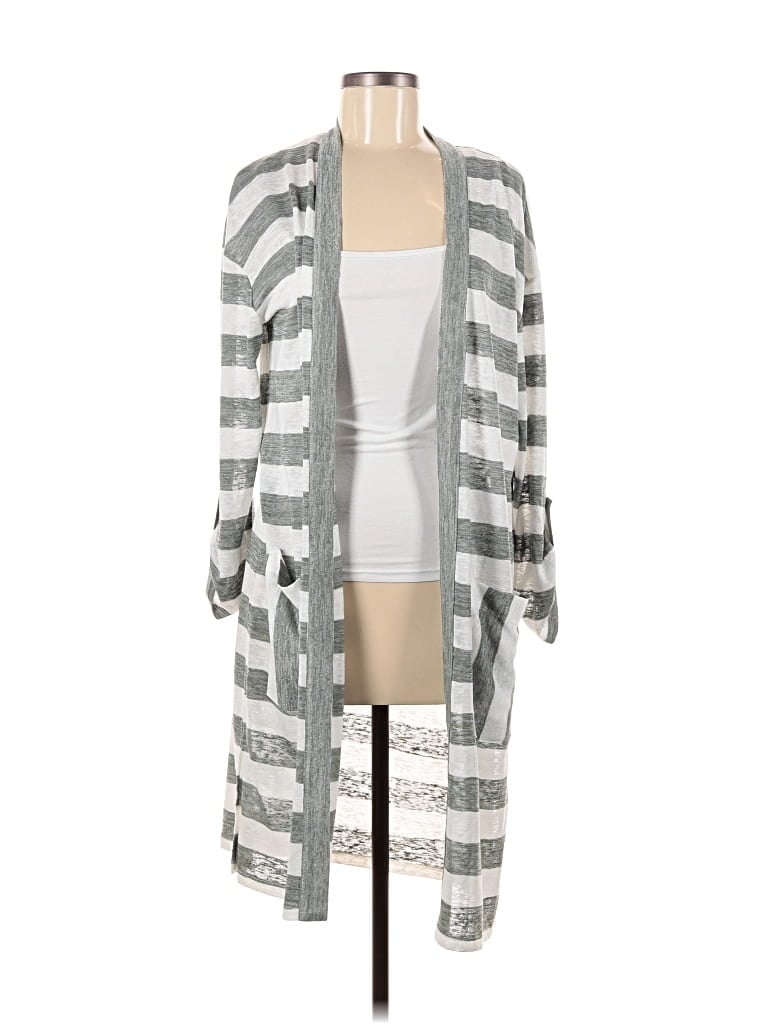 Pre-owned Westbound Cardigan Sweater In Gray