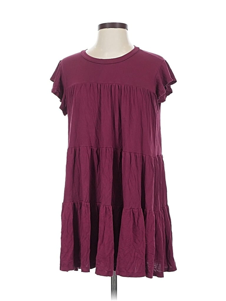 Pre-owned Emory Park Casual Dress In Burgundy