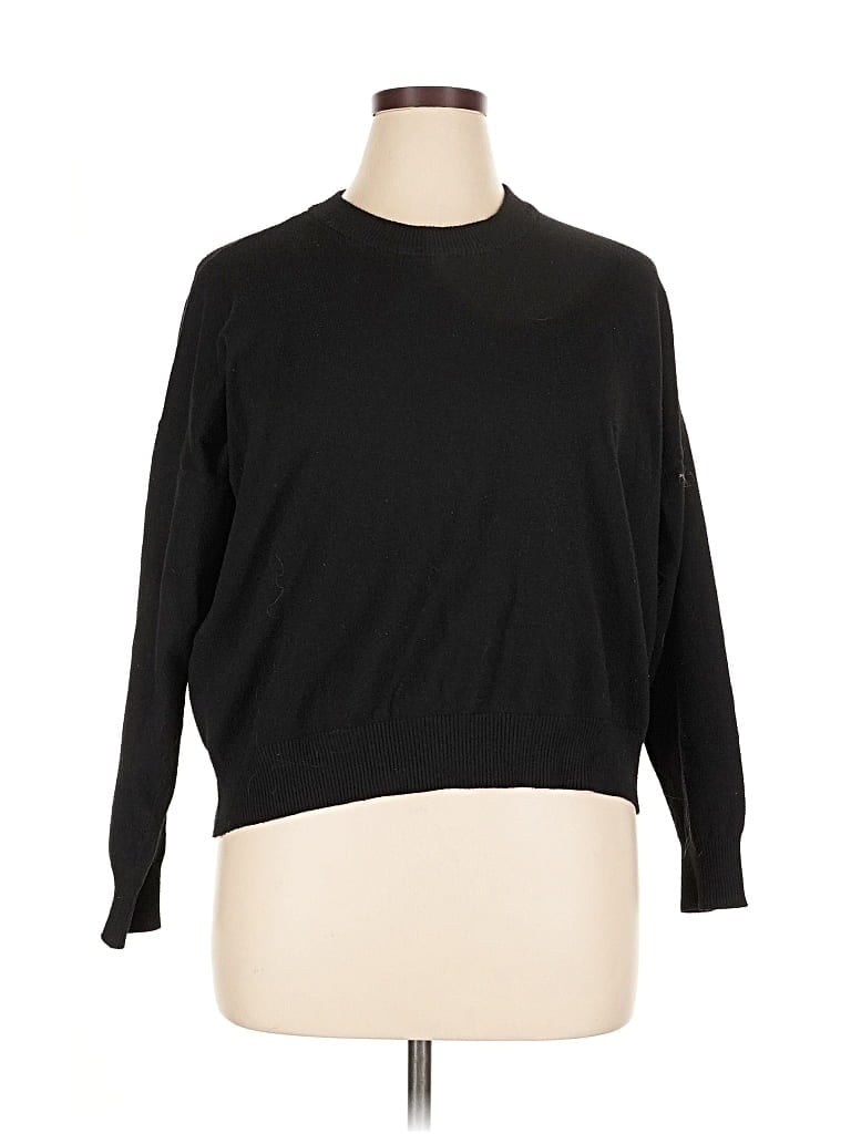 Pre-owned T Tahari Pullover Sweater In Black