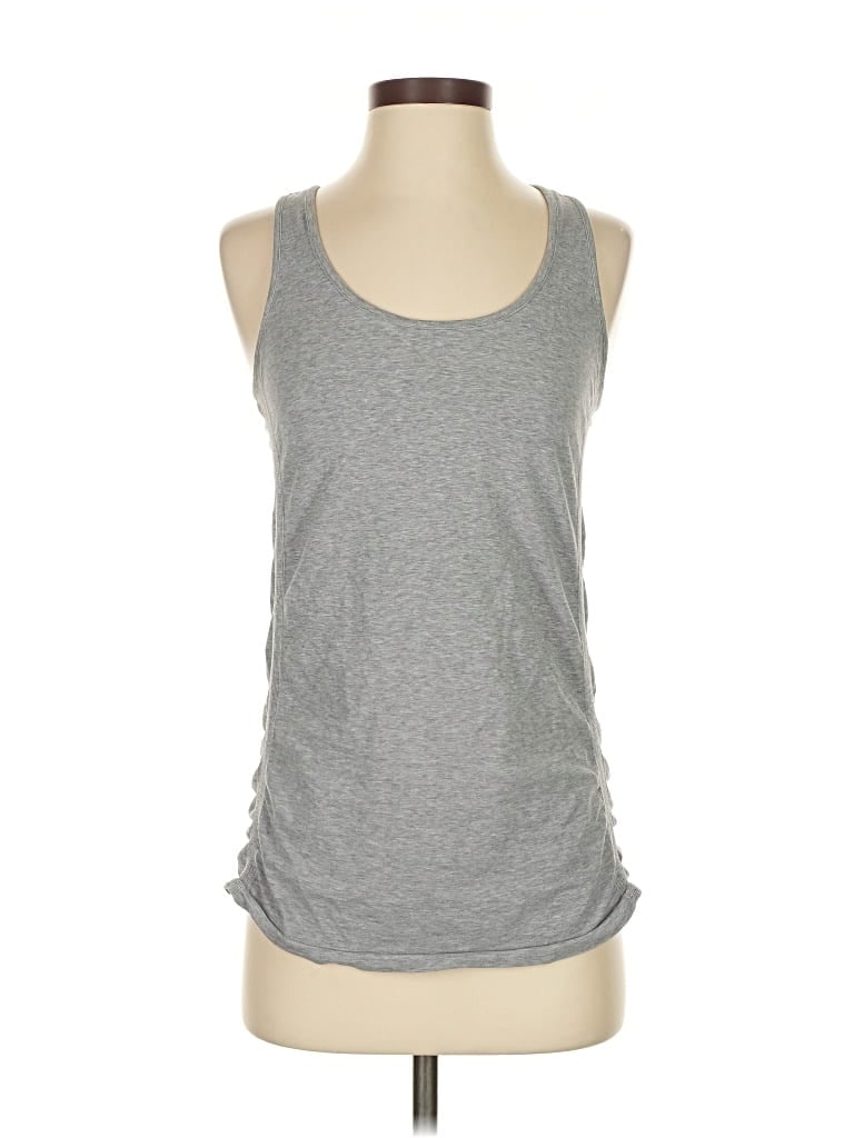 Pre-owned Athleta Sleeveless T-shirt In Gray