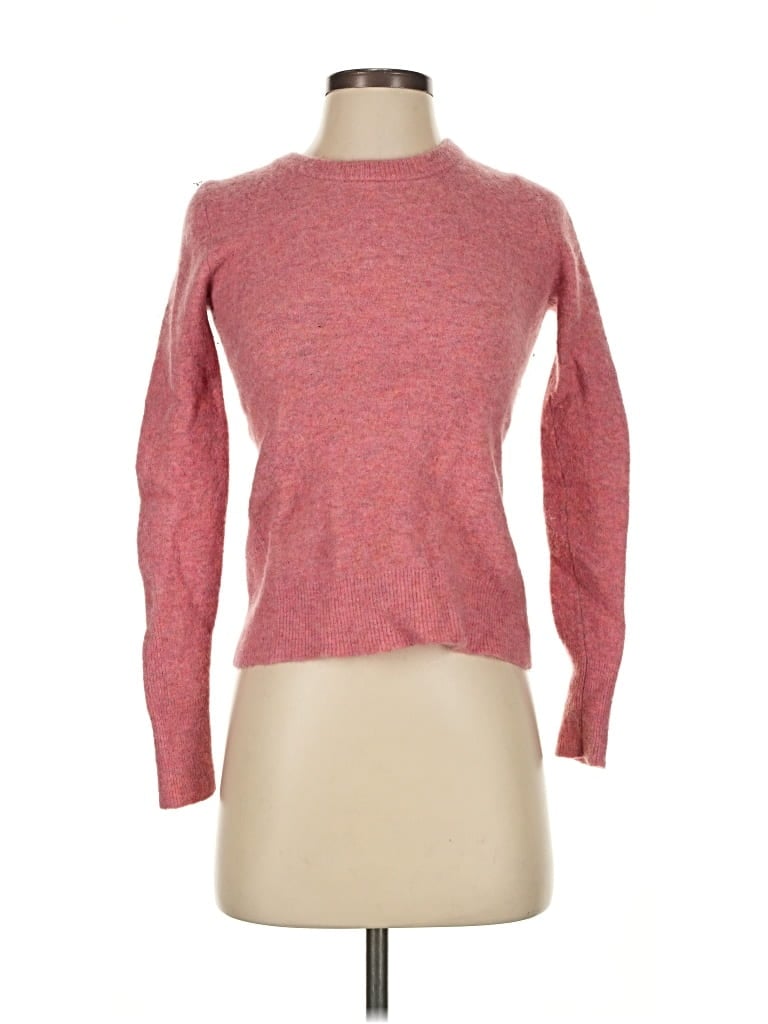 Pre-owned Banana Republic Wool Pullover Sweater In Pink