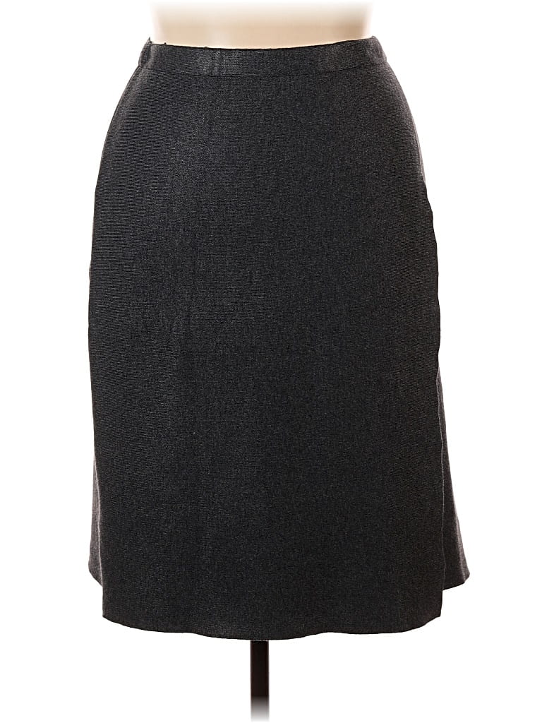 Pre-owned Milano Formal Skirt In Gray