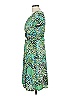 Studio I Print Green Casual Dress Size 10 - photo 5