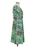 Studio I Print Green Casual Dress Size 10 - photo 4