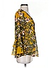 CAbi 100% Polyester Yellow 3/4 Sleeve Blouse Size XS - photo 4
