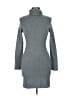 Sandro Ferrone Solid Gray Casual Dress Size L - photo 1