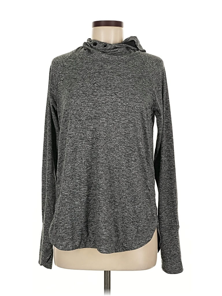 Pre-owned Athleta Turtleneck Sweater In Gray