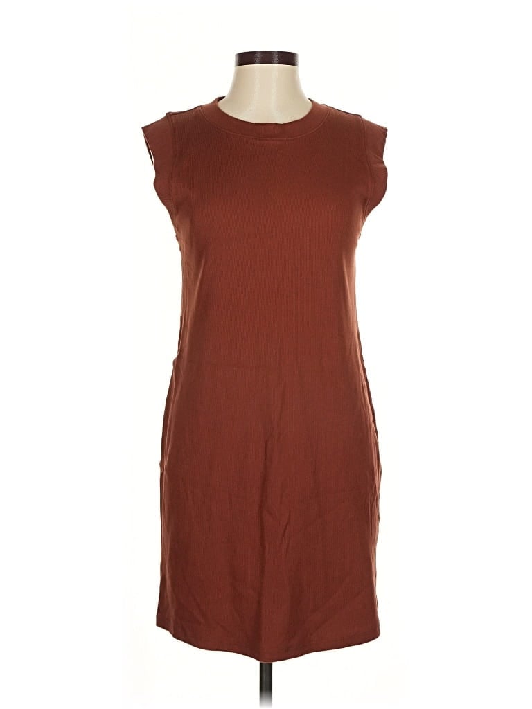 Pre-owned A New Day Casual Dress In Brown