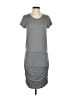 Athleta Solid Gray Casual Dress Size S - photo 1