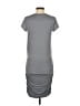 Athleta Solid Gray Casual Dress Size S - photo 2