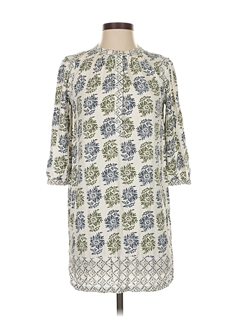 Pre-owned Ann Taylor Loft Outlet Casual Dress In White