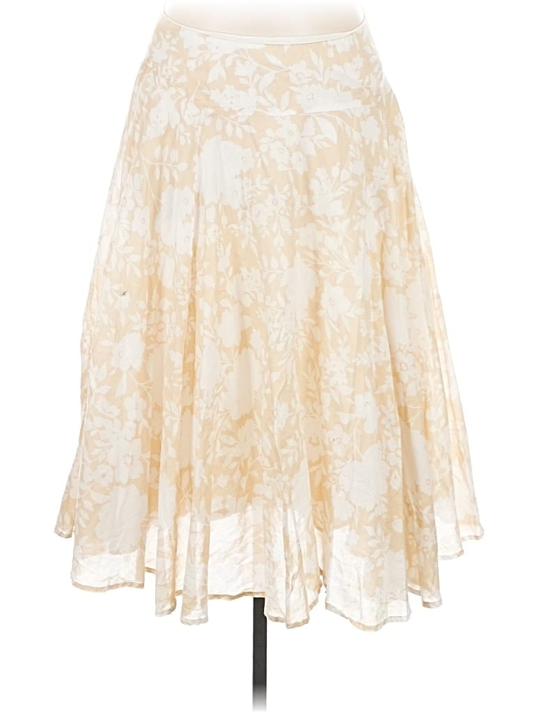 Pre-owned Jones New York Signature Casual Skirt In White