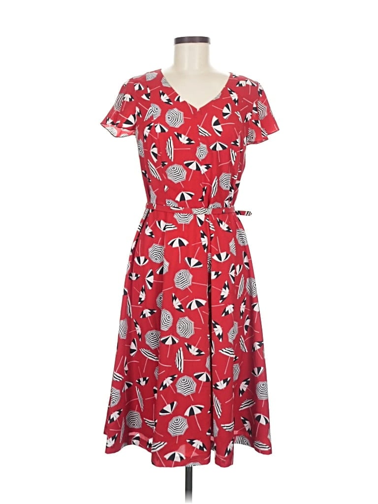 Pre-owned Talbots Casual Dress In Red