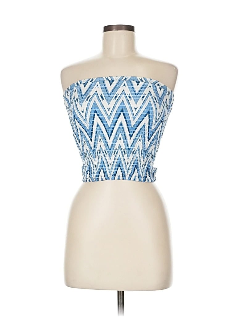 Pre-owned Altar'd State Sleeveless Blouse In Blue