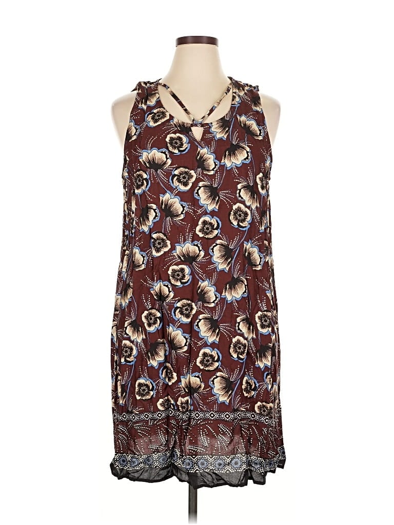 Pre-owned Maurices Casual Dress In Burgundy