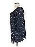 Neiman Marcus 100% Polyester Stars Blue 3/4 Sleeve Blouse Size L - photo 5