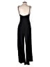 AQ/AQ 100% Polyester Solid Black Jumpsuit Size 6 - photo 2