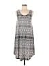 Assorted Brands Print Gray White Casual Dress One size - photo 1