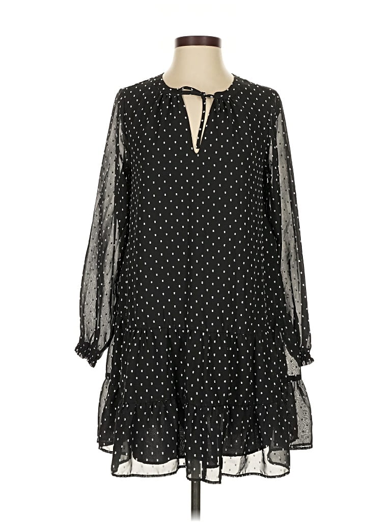Pre-owned Ann Taylor Loft Casual Dress In Black