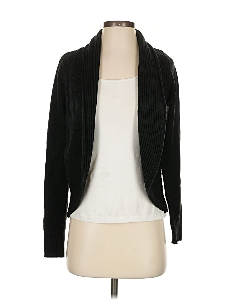 Pre-owned H&m Cardigan Sweater In Black