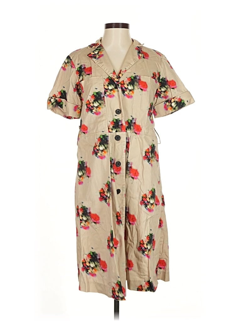 Pre-owned Adam Lippes Collective Casual Dress In Brown