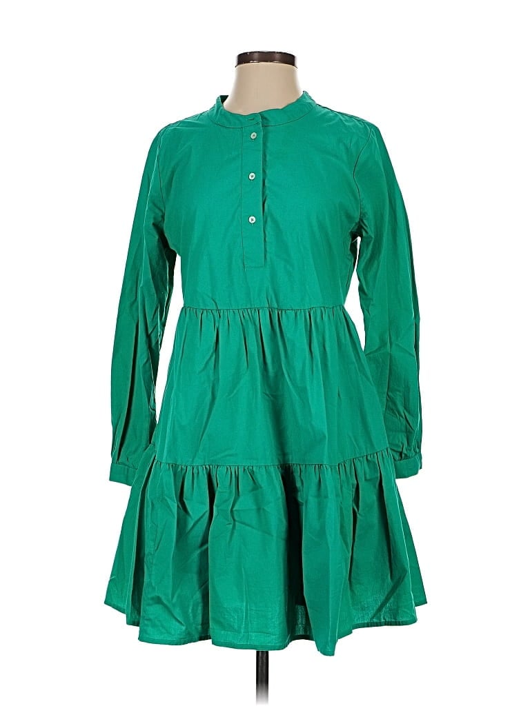Pre-owned J.crew Factory Store Casual Dress In Green