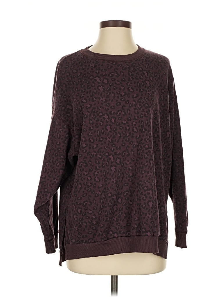 Pre-owned American Eagle Outfitters Sweatshirt In Burgundy