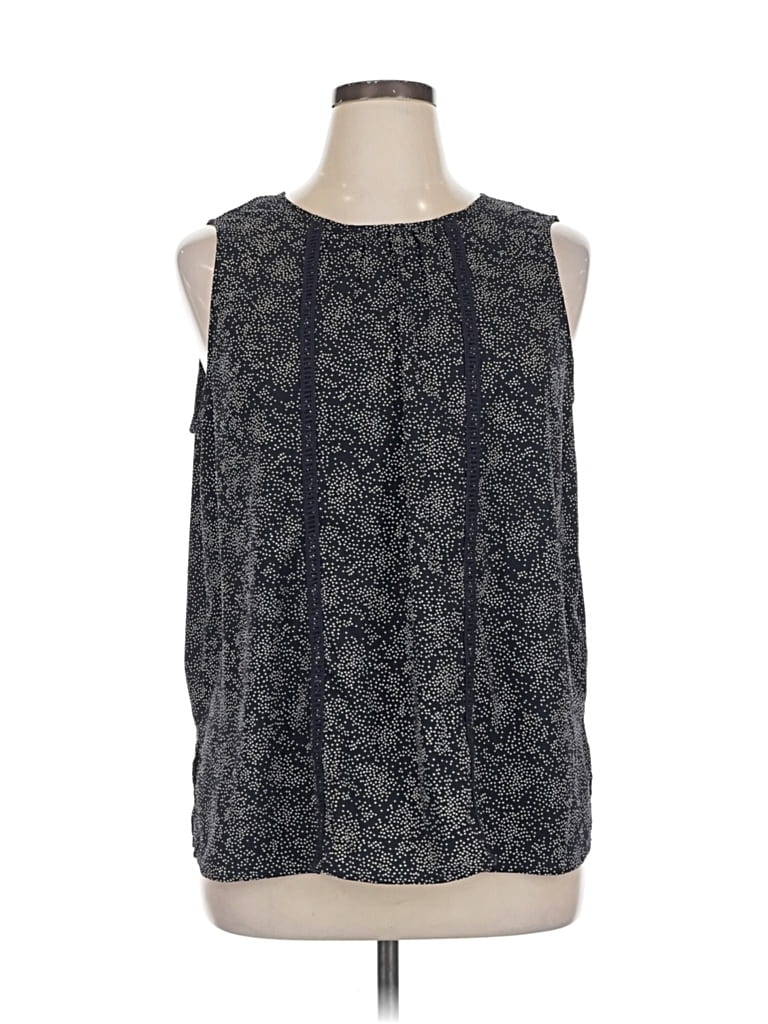 Pre-owned Molly & Isadora Sleeveless Blouse In Gray