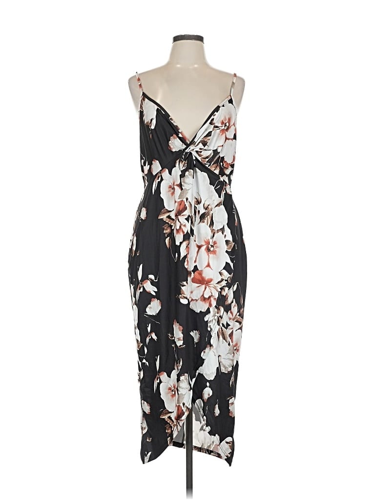 Pre-owned Shein Curve Cocktail Dress In Black