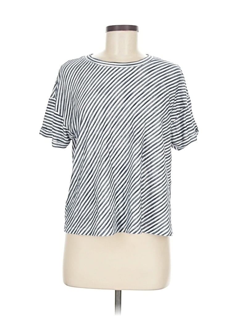 Pre-owned Lou & Grey Short Sleeve T-shirt In Silver