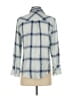 Rails 100% Rayon Plaid Blue 3/4 Sleeve Button-Down Shirt Size XS - photo 2