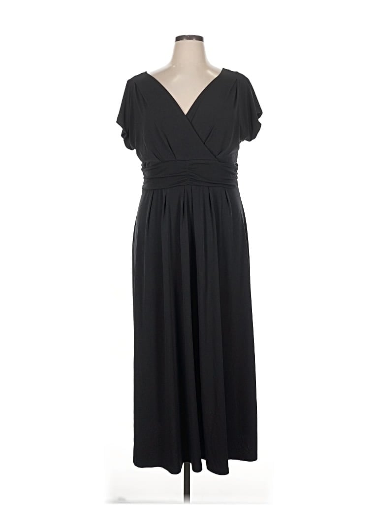 Pre-owned Iman Casual Dress In Black