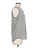 Adrianna Papell 100% Polyester Houndstooth Silver Sleeveless Blouse Size M - photo 4