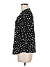 Adrienne Vittadini Polka Dots Black Long Sleeve Top Size M - photo 5