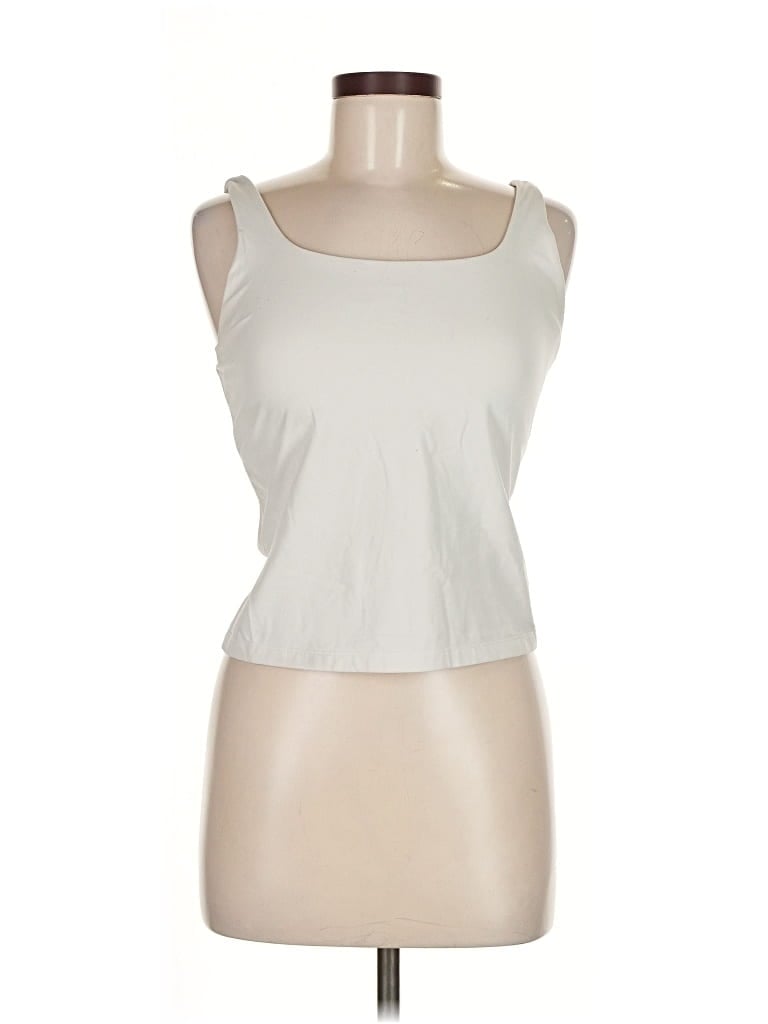 Pre-owned Flx Tank Top Ivory Strapless Neckline Tops In White
