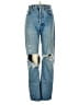 AGOLDE 100% Organic Cotton Color Block Blue Jeans Size 24 waist - photo 1