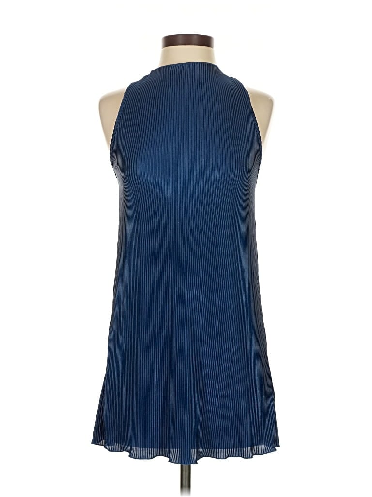 Pre-owned Shein Tank Top Blue Halter Neckline Tops