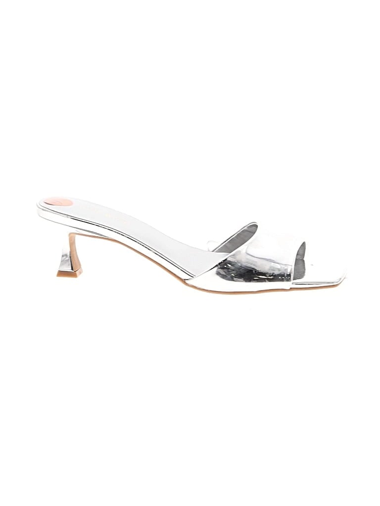 Pre-owned Nine West Mule/clog In Silver