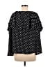 MLM 100% Rayon Polka Dots Black 3/4 Sleeve Blouse Size M - photo 2