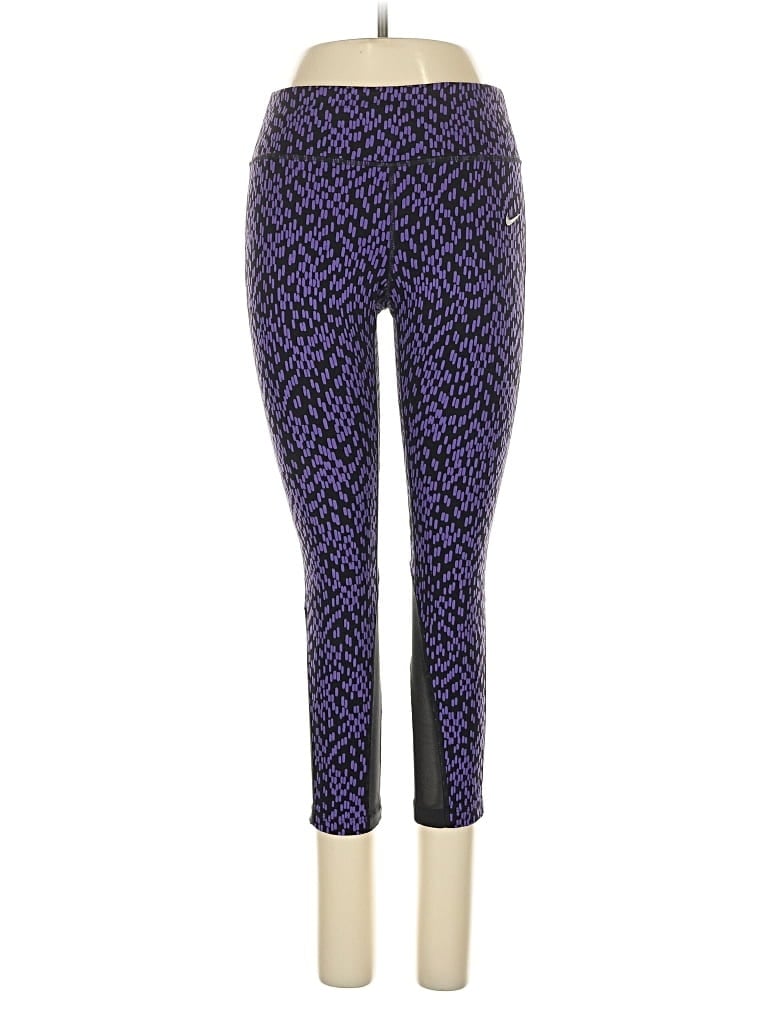 Pre-owned Nike Leggings In Purple